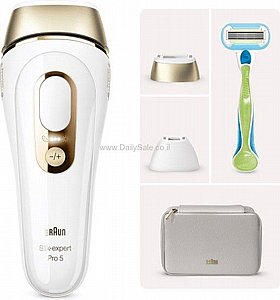 מסיר שיער בראון דגם IPL5152 לבן וזהב מסיר שיער בראון דגם IPL5152 לבן וזהב