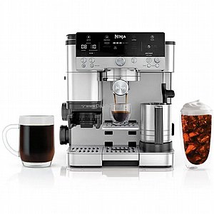 מכונת קפה חצי אוט' נינג'ה דגם ES601 נירוסטה מכונת קפה חצי אוט' נינג'ה דגם ES601 נירוסטה