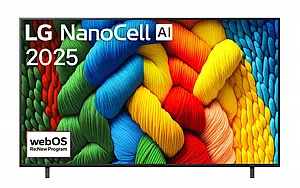 טלוויזיה "75 LG אל ג'י דגם 75NANO80A6A (יבואן רשמי) טלוויזיה "75 LG אל ג'י דגם 75NANO80A6A (יבואן רשמי)